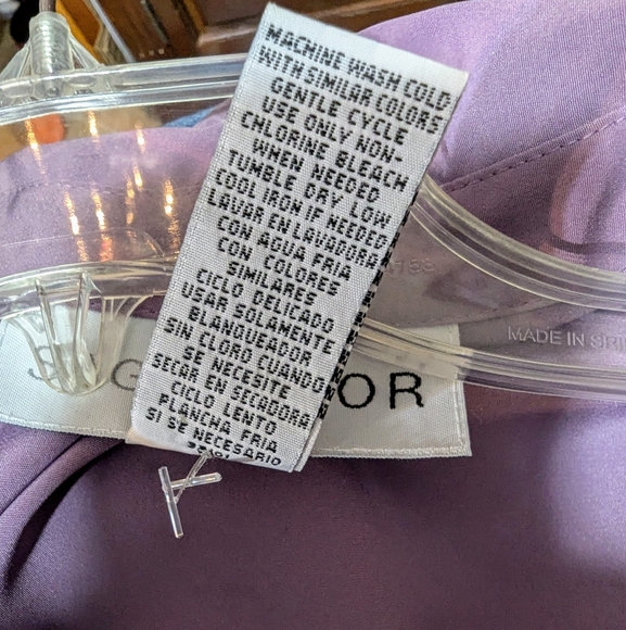 Sag Harbor Always in Style Button Down Shirt Size 18 Button Cuff Sleeves - Picture 7 of 16